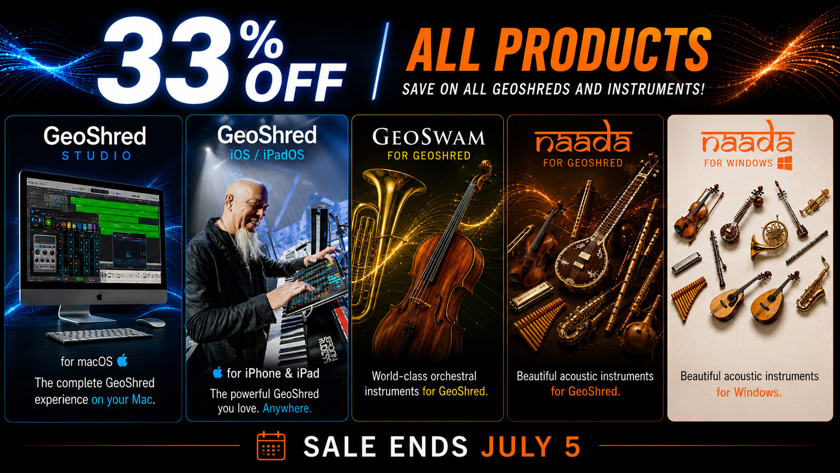 moForte Summer Sale — 33% off all GeoShred apps and instruments through July 5